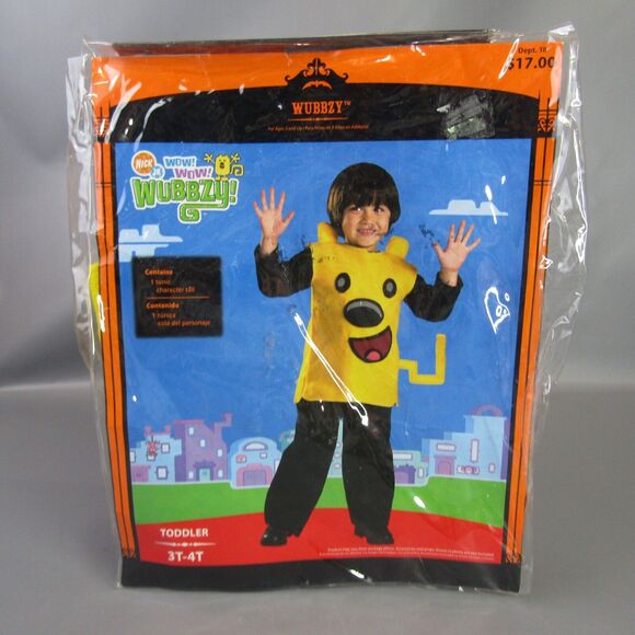 Wow Wow Wubbzy‎ Halloween Costume Toddler Size 3T-4T Tunic & Tail - Picture 1 of 7